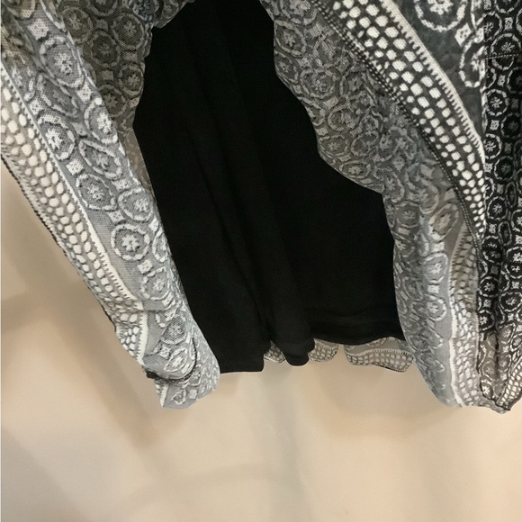 Max Studio boho mesh tank tiered ruffled hem dress - Picture 4 of 11